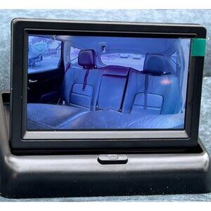 Baby Car Camera, HD Display Baby Car Mirror with Night Vision Feature, 4.3 inch